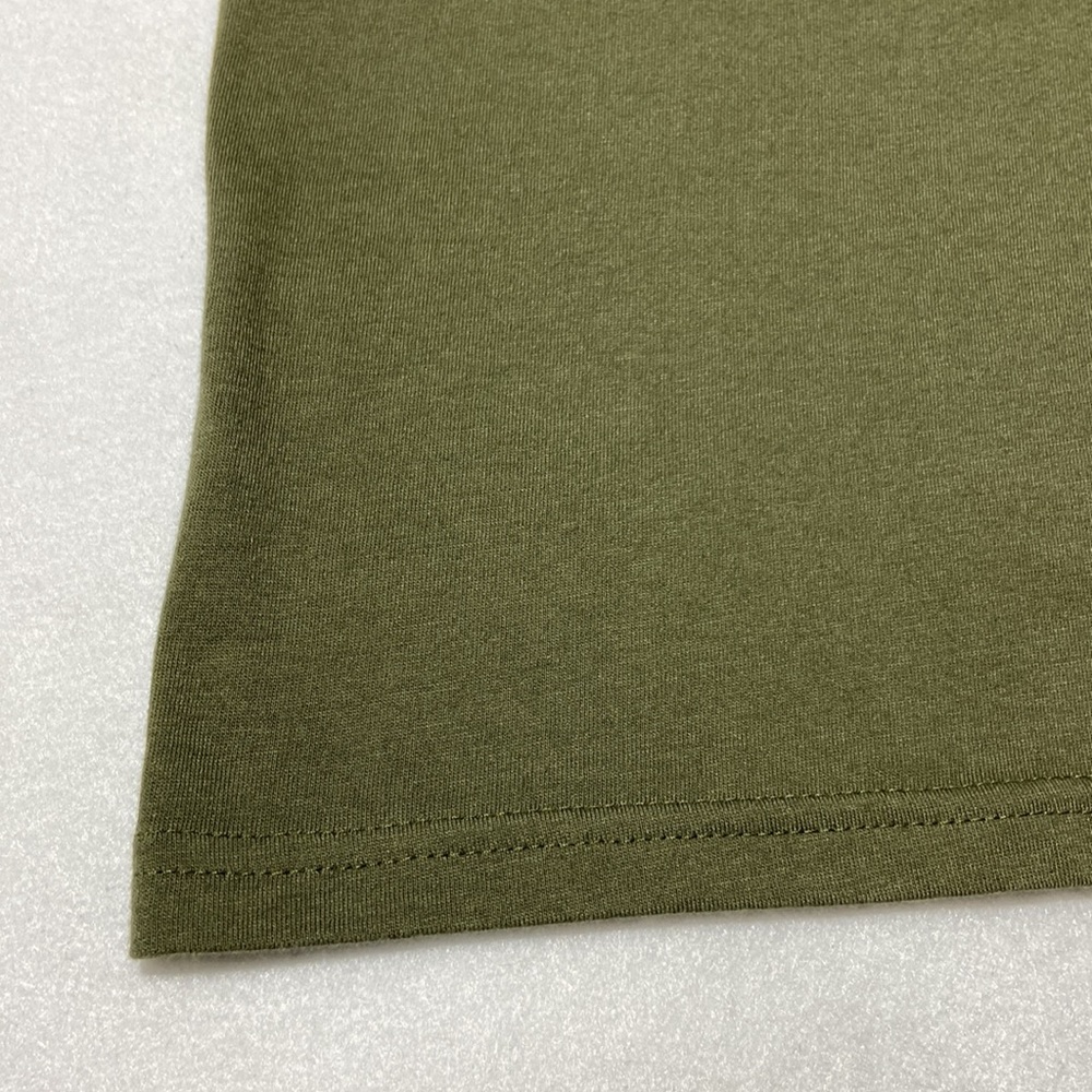 Under Armour 13 Stars & American Flag Shirt. Army Green with Tan Logo. Large - Picture 5 of 7